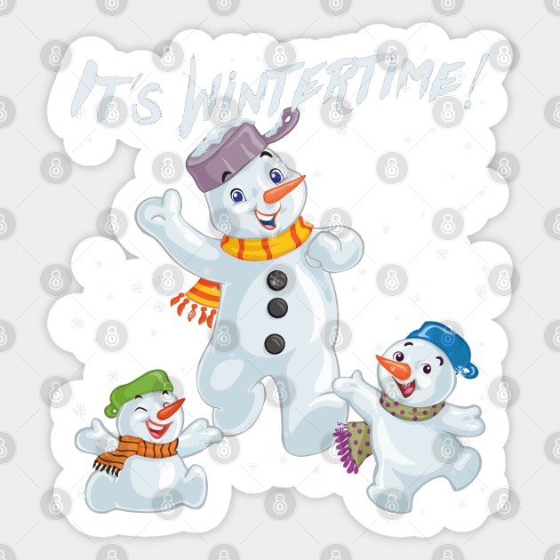 It's wintertime Sticker by GNDesign